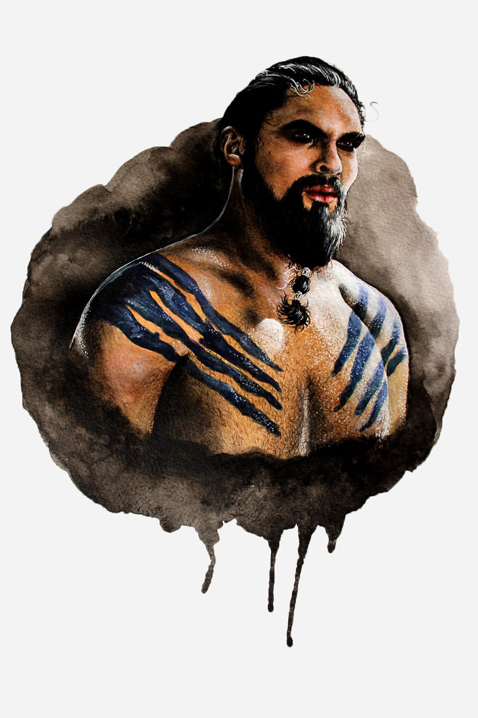 Khal Drogo fan art by Holly Khraibani