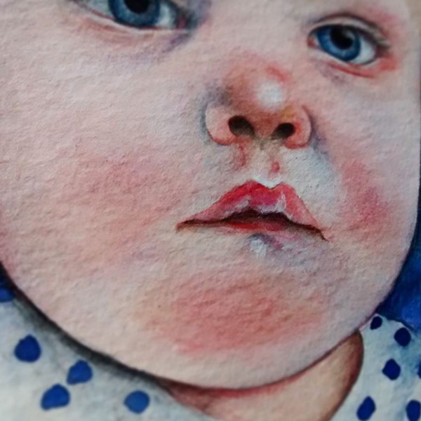 Portrait of a Baby Daughter