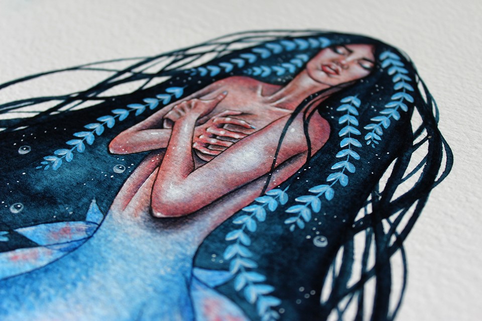 Harbour - Mermaid Illustration