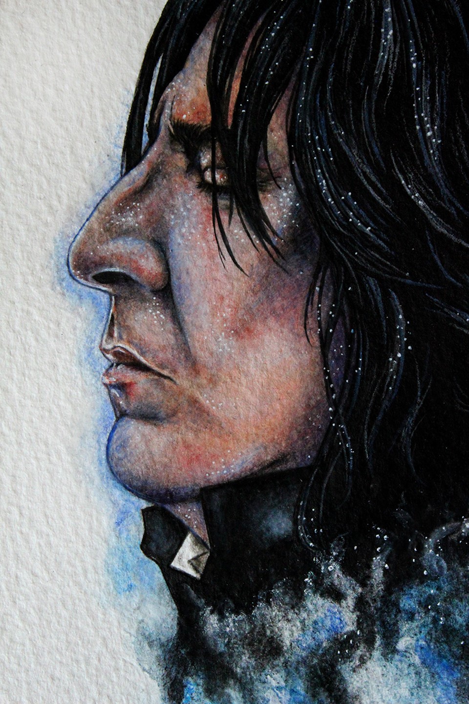 Severus Snape fan art by Holly Khraibani