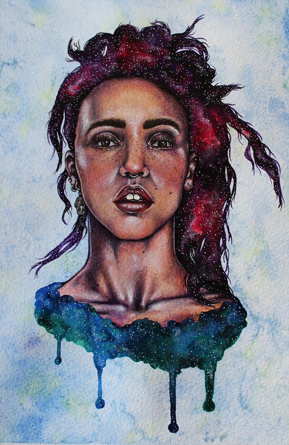 fan art portrait by Holly Khraibani