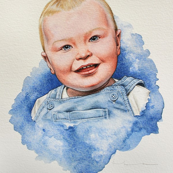Portrait of a Baby Son