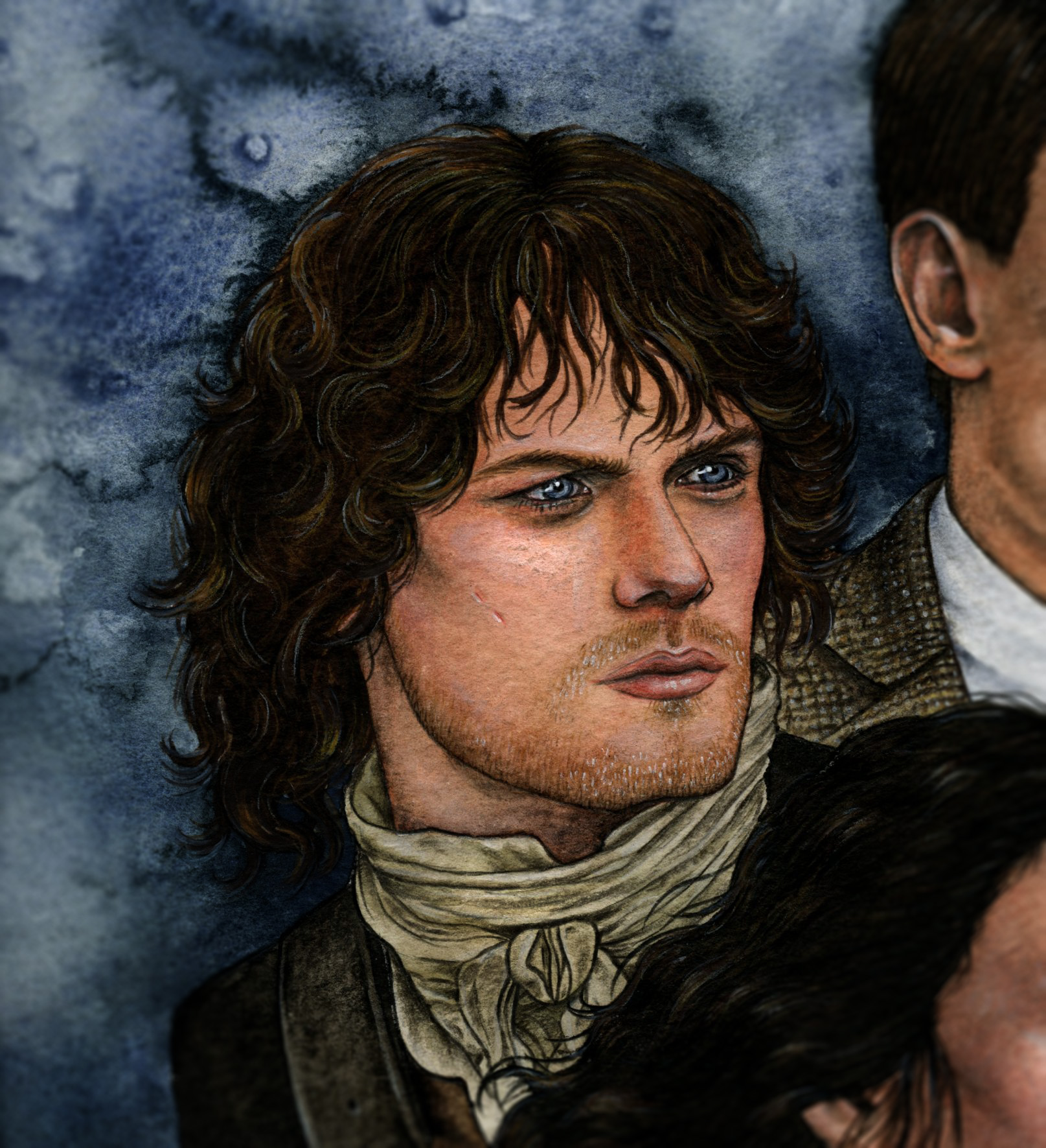 Outlander Fan Art illustration by Holly Khraibani